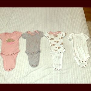 Newborn onesies - 4 for 1